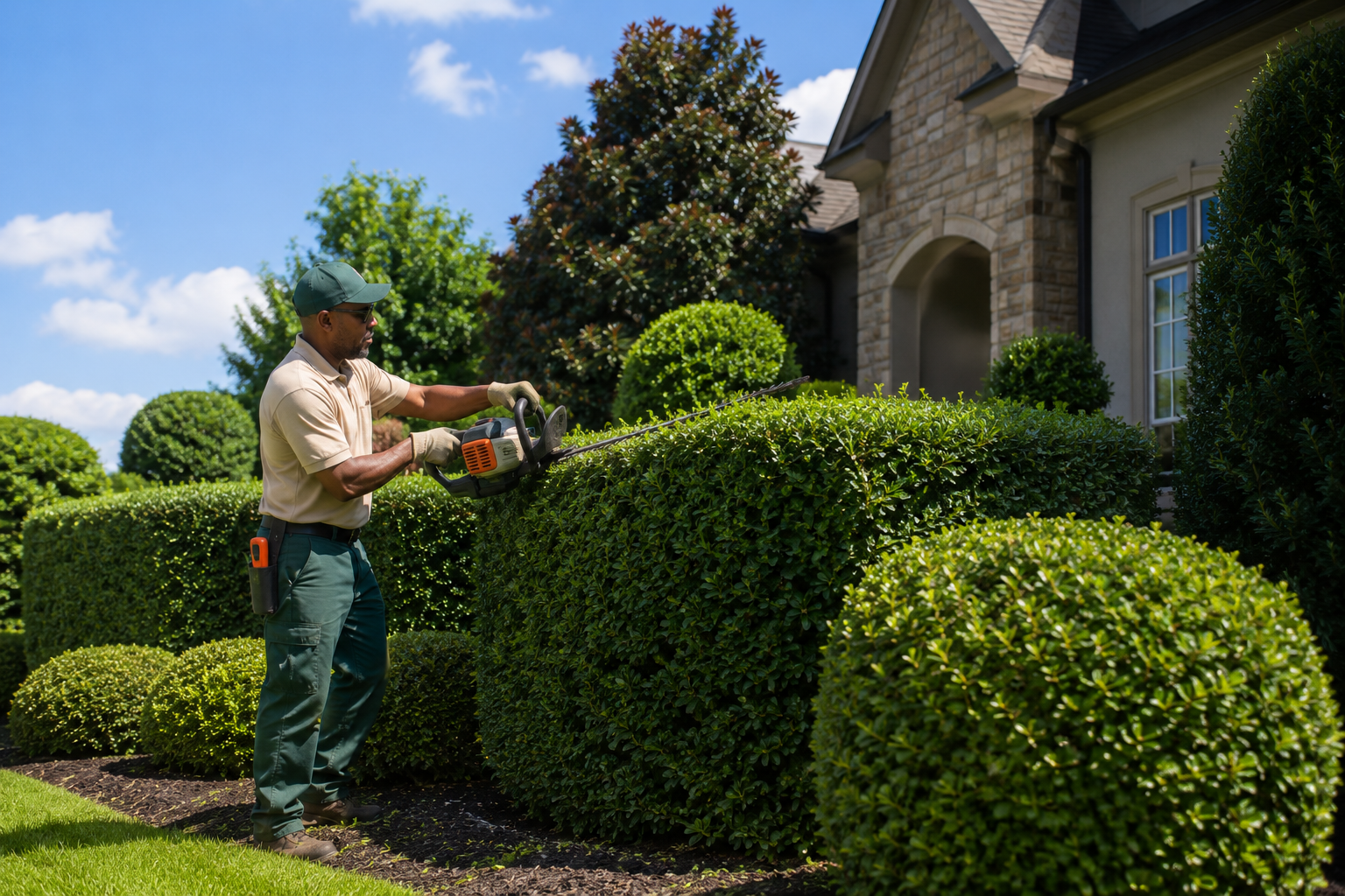Professional bush trimming service