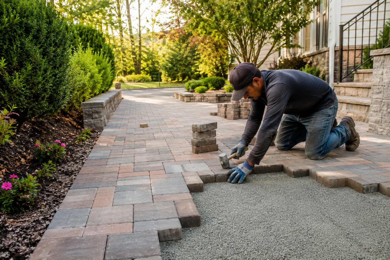 Professional paver installation service